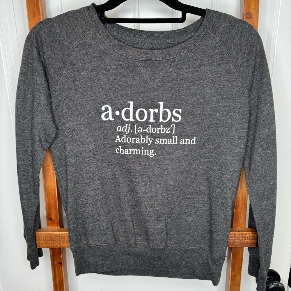 Girls “Adorbs” sweatshirt